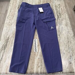 Nike Air Jordan Repel Golf Cargo Pants Slim Fit Purple DZ0542-502 Men’s Sz 36x32